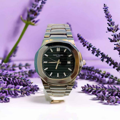 Imperial Noir – Signature Stainless Steel Watch for Men